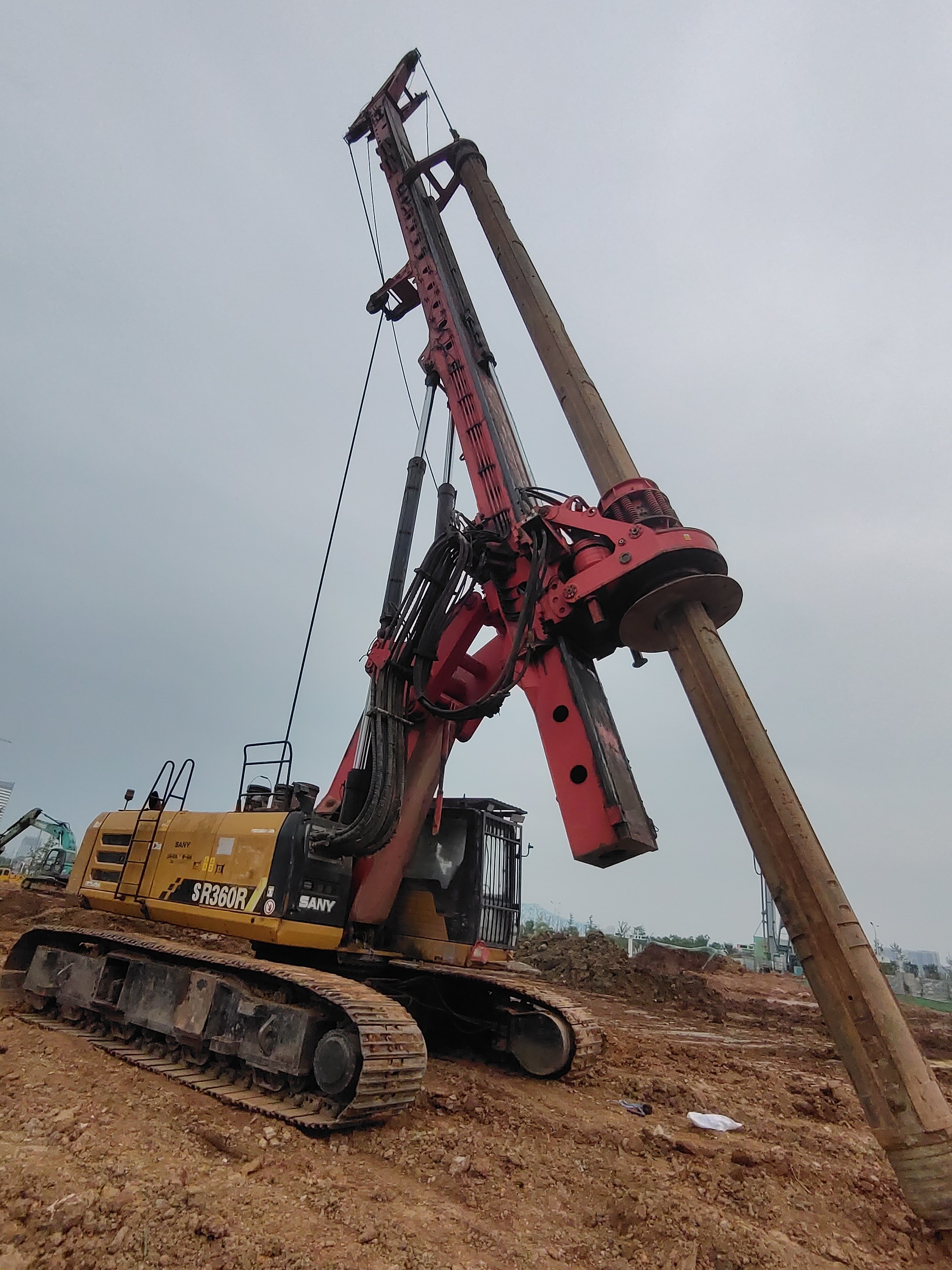 xcmg Foundation Piling Device Ore Digging Gear 30-60 Meters Drilling Depth 55 Tons Capacity