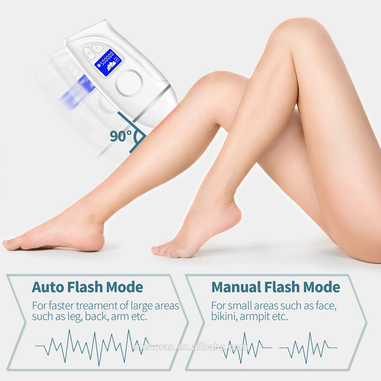 White Painless 500000 3.5CM2 Ice Cool IPL Hair Removal