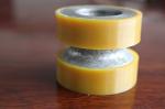 Yellow High Density Polyurethane Wheel Heavy Duty Coating Rollers Wheels