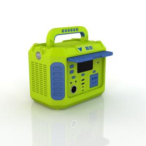 China Green Portable Power Station 220V AC Outlet Camping 500 Watt Battery Generator wholesale