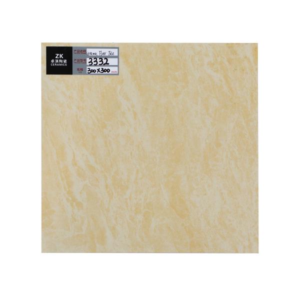 White Glazed Ceramic 300x300mm Floor Tiles Marble Looking For Wall