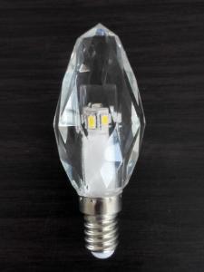 China 3W LED Crystal Candle Light K5 crystal housing 220V E14 dimmable wholesale