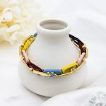 Charm Tennis Men'S Bangle Bracelet Hollow Leaves Beaded Bracelets Jewelry