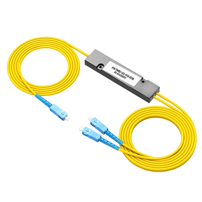 FTTH FTTX Network 1*2 FBT Splitter with SC/APC Connector and Single-Mode Fiber Cable
