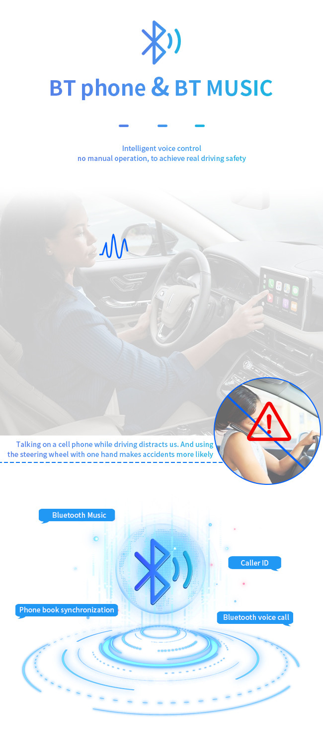 Intelligent Big Screen Car Audio GPS Navigation 9 Inch Android