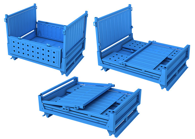 Metal Pallet Storage Cage Heavy Duty Stillages 1200x1000