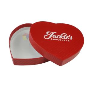 China Valentine Heart Shape Chocolate Box Fashionable Design Matte Coating wholesale