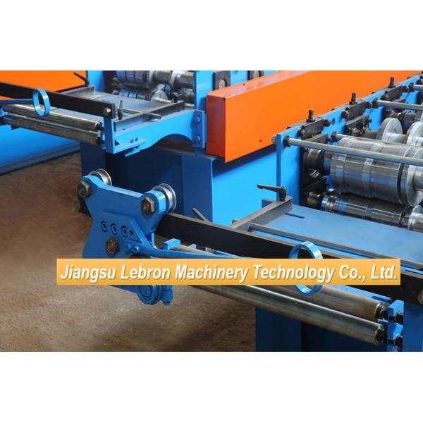 PPGI Steel Gutter Roll Forming Machine 24 Stations Simens PLC Omron Encoder