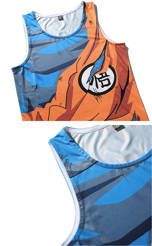 Cool Unisex Dragon Ball Super Son Goku T Shirts Anime Short Sleeve Tee Tops M - 3XL