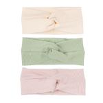 Wide Brim Baby Elastic Headbands Lovely Knitted Hair Accessories Cross Knotted