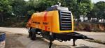 Mobile Portable Used Trailer Mounted Concrete Pump 400M 115KW Stationary