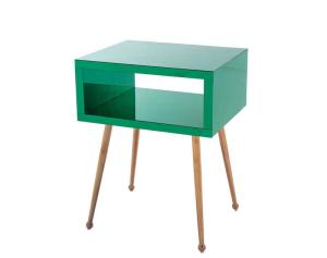 China Green Mirror 15.75inch height Coffee Bedside Table Nightstand wholesale