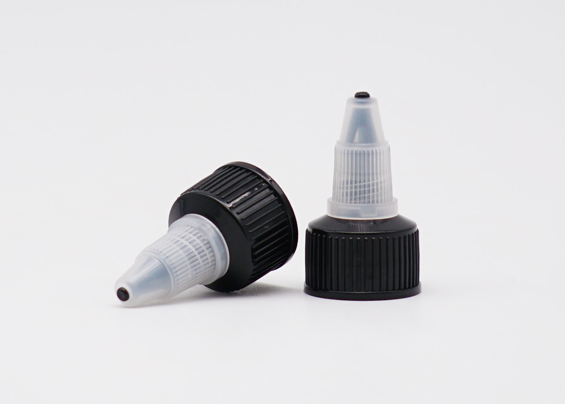 20mm Plastic Screw Twist Top Cap Cosmetic Long Nozzle