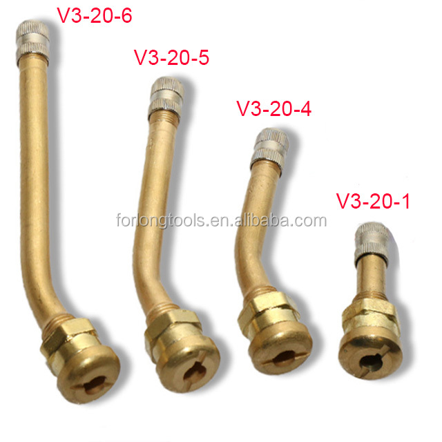 Universal Brass Tubeless Tire Valve with Extension Wheel Tyre V3-20-1 V3-20-6 V3-20-4 V3-20-5 Standard OE NO. and Universal