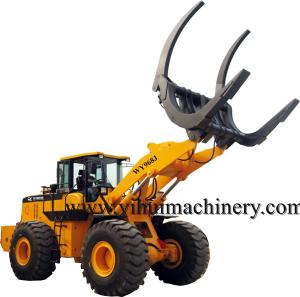 China Capacity 12 Ton 22 Ton Forklift Loader Big Diameter Timber Grapple Log Loader wholesale