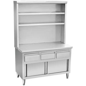 China Commercial Modular Stainless Steel Kitchen Cabinets Easy To Assembly wholesale