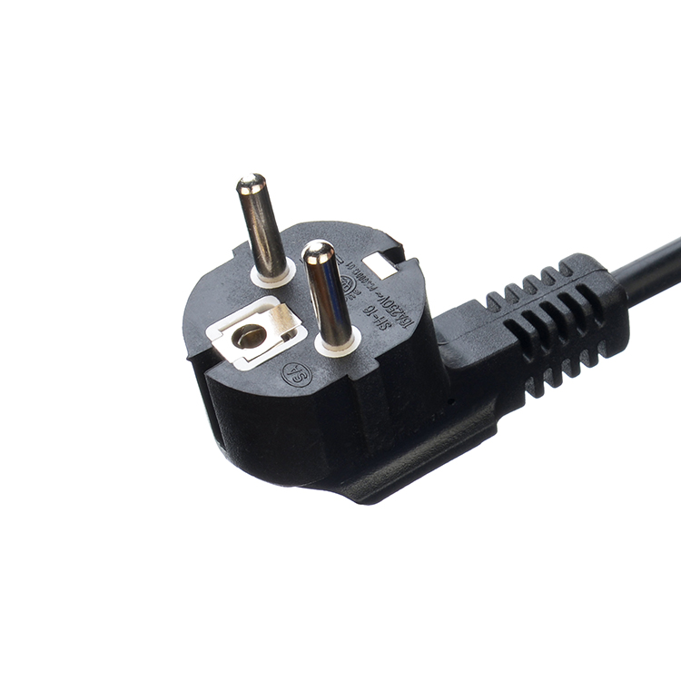 VDE/SNI/KC Plug Type 3 Round Pin Schuko Extension Cord for Stove and Oven Open End Design