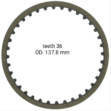 Other Car Fitment K210 CVT AUTOMATIC TRANSMISSION Reverse FRICTION PLATE OD 137.8MM