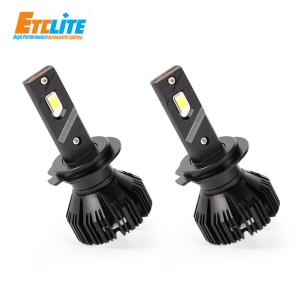 China 12V Fan Cooled LED Headlights H7 H4 100w IP68 Waterproof X70 wholesale