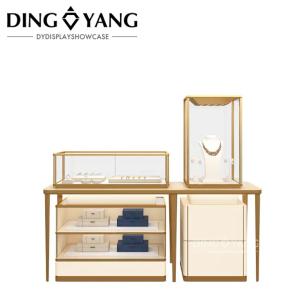 China Modern Lockable New Lighting Gold Jewellery Showcase Jewellery Furniture Showcases wholesale