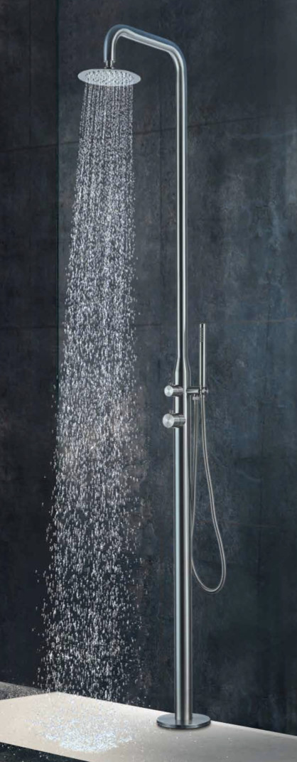 Stainless steel 316 Watermark Outdoor Shower Satin Solar Shower Freestanding Beach Garden Swimming Stand shower