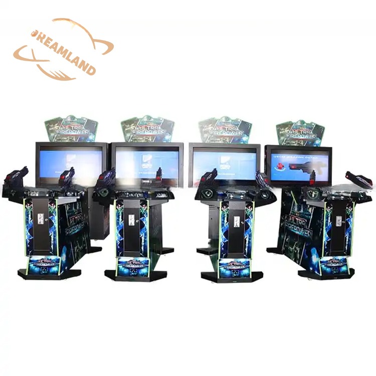 3 In 1 Alien Shooting Arcade Game Machine Extermination House Of The Dead Ultra Firepower