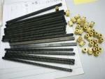 Heat Treatment Zinc Plated Round 45# Pinion Gear Rack