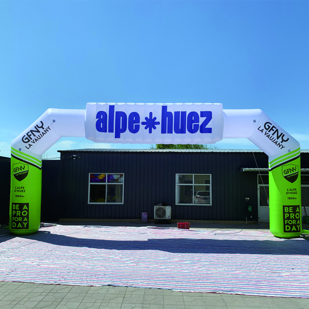 Oxford Cloth Giant Entrance Inflatable Arch Advertising Events With Led Light