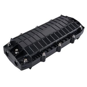 China 96 Core Fiber Optic Joint Closure , Balck Fiber Optic Splice Enclosure wholesale