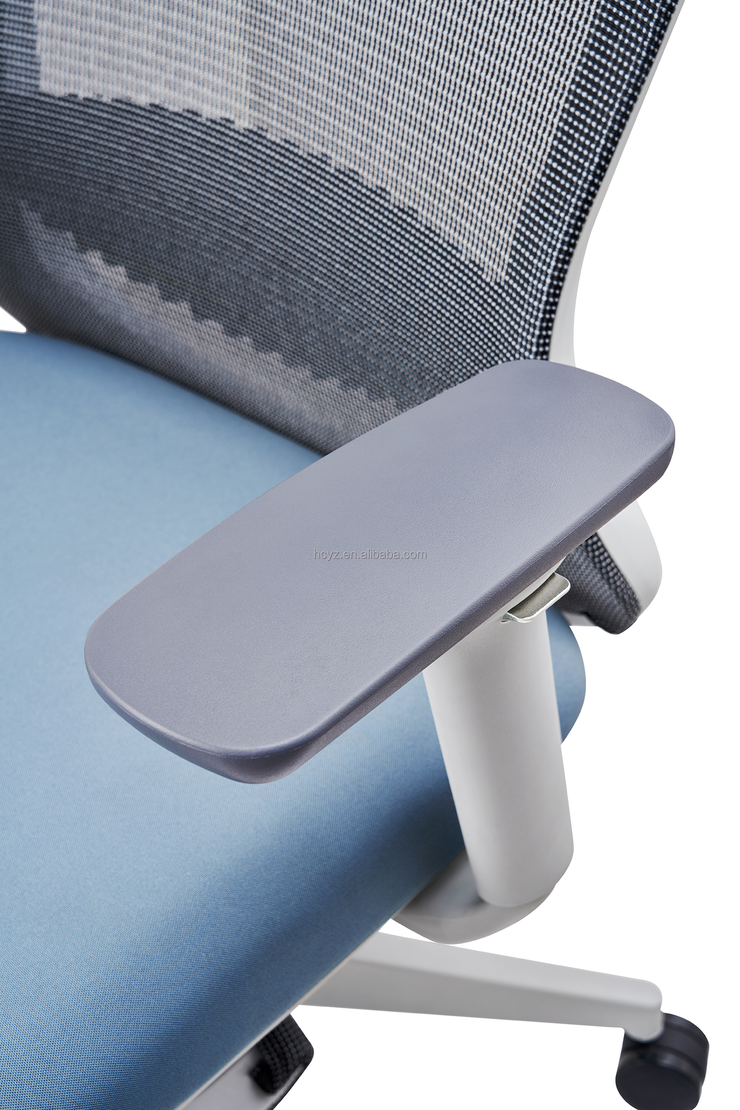 Commercial Furniture 3D Adjustable Executive Ergonomic Chair with Stainless Steel Frame