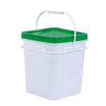 Acrylic Plastic Ice Bucket 8 Liter White / Yellow Color