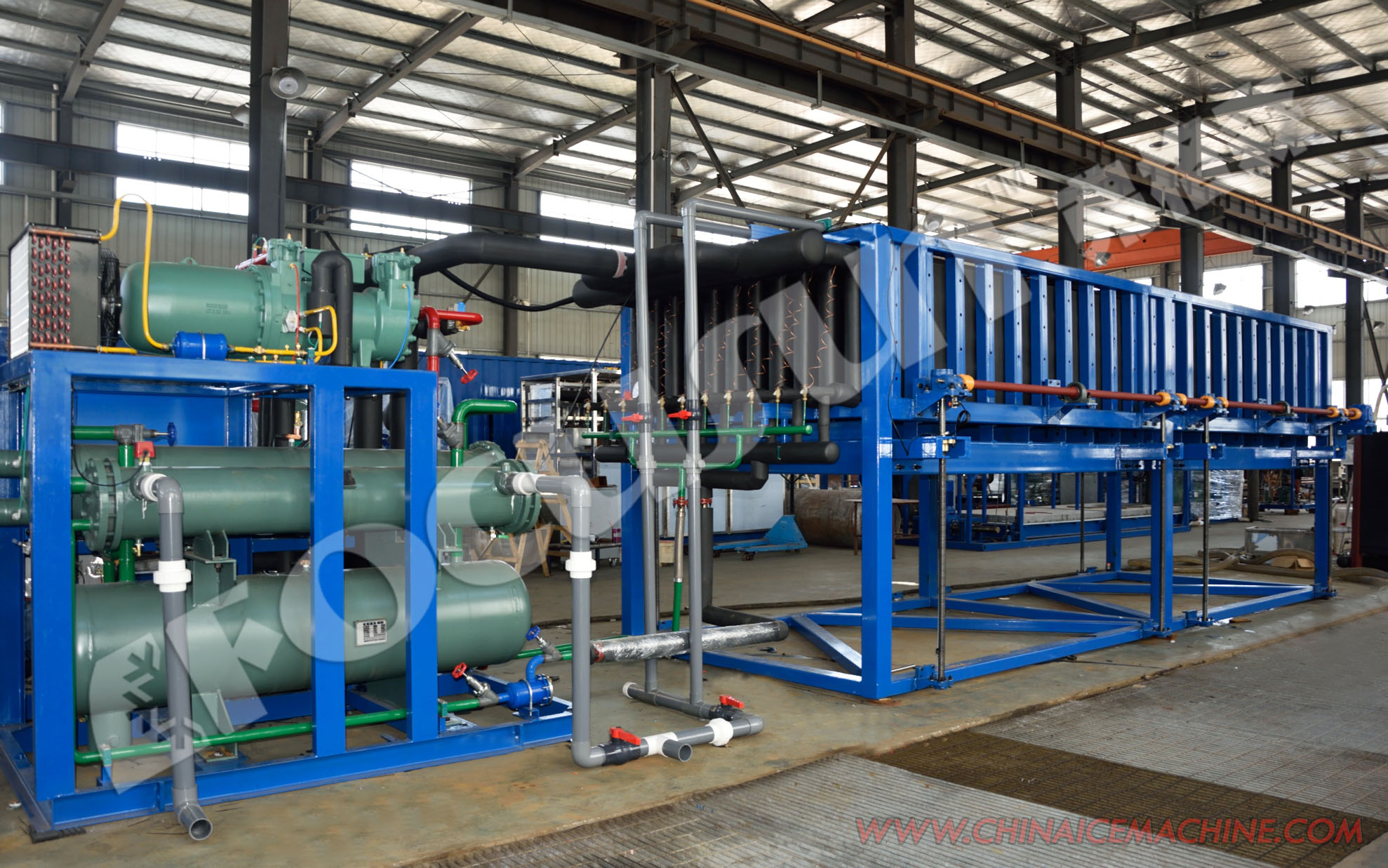 Energy Saving 12 Ton Industrial Direct Cooling Ice Block Making Machine for Block Ice