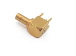 Right Angle SMB Waterproof Coaxial Connector Male Soldered Rf Coaxial Cable