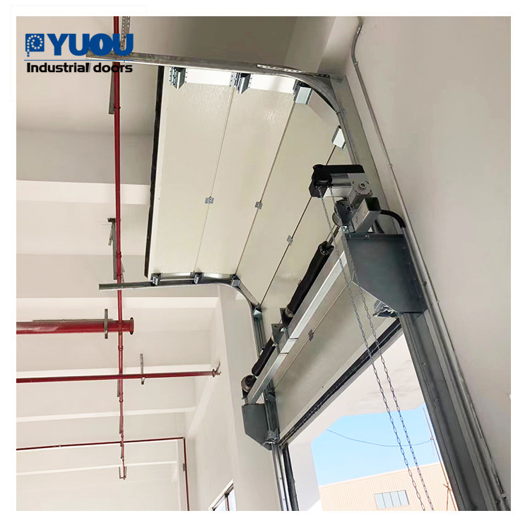 Premium Steel Sectional Overhead Door Insulated Eco Friendly PU 500mm Panel
