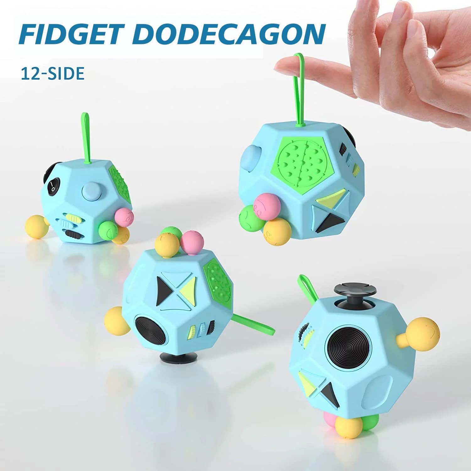 Other Classic Toys 12-Side Fidget Cube for Stress and Anxiety Relief