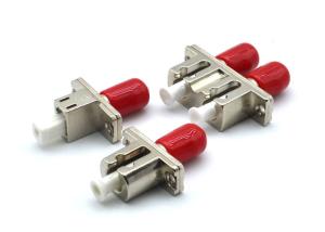 China Metal Fiber Optic Attenuator LC - ST Flange Attenuator 20db Durable For Telecommunication wholesale