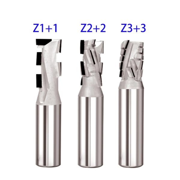 6mm - 16mm CNC Wood Bit Customized PCD Wood Milling Cutter 4 Flutes Diamond Router Bits