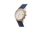 White Dial Ladies Leather Strap Watches , Stainless Steel Crown Ladies Dress
