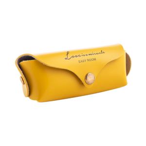 China Waterproof Travel Lipstick Case PU Leather Portable Yellow wholesale