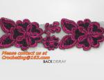 Golden Venise Lace Trim Flower Motif Ribbon Crafts