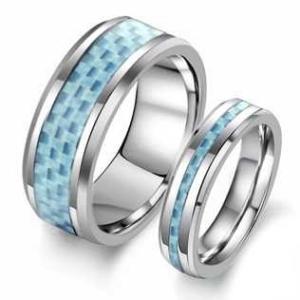 China New Super Fashion Tagor Jewelry Factory Ceramic Tungsten Series Ring TYWR007 wholesale