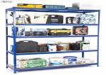 Plywood Panel Light Duty Metal Shelving Cold Rolled Steel Q235B Easy Installatio