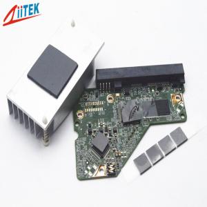 China 3.15g/Cm3 No Further Adhesive Coating Cpu Thermal Pad Silicone wholesale