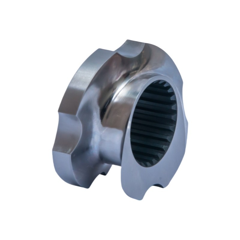 Machined Transition Elements Vacuum Hardened Spline Connection Screw Element For Rubber