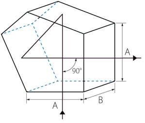 Custom Optical Glass Prism 45 Degree Right Angle Prism For Laser