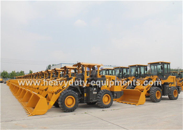 6T SDLG L968F Wheel Loader Equipment With Pilot Control Weichai 178kw Engine VOLVO Technology