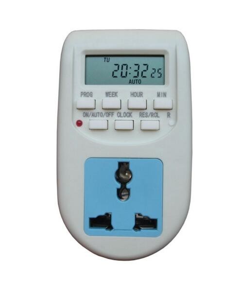 24 Hours UK/EU Plug Wholesale Energy Saving Timer Programmable Electronic Timer Socket Digital Timer