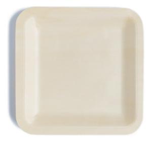 China 7inch Disposable Wooden Plates Compostable Plates Bulk For Parties Weddings Camping wholesale