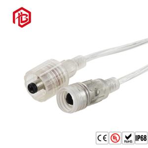 China Male Female 2.1m PA66 Plastic PVC Waterproof DC Connector wholesale