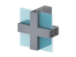China 6000 Series T3-T8 Aluminium Curtain Wall Profile Durable High Strength wholesale